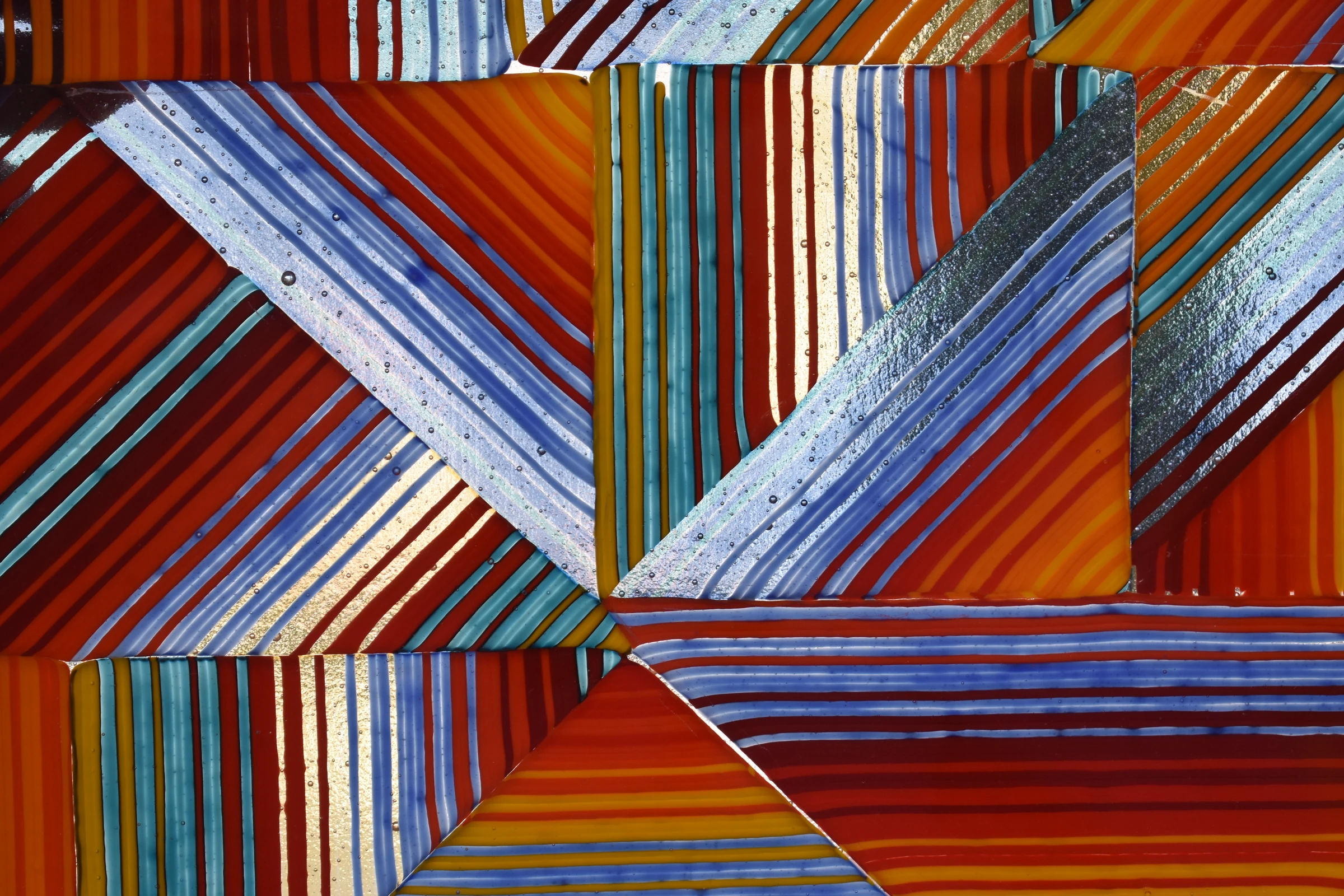 Geometric Shelf — diagonal detail by Caroline Abbey
