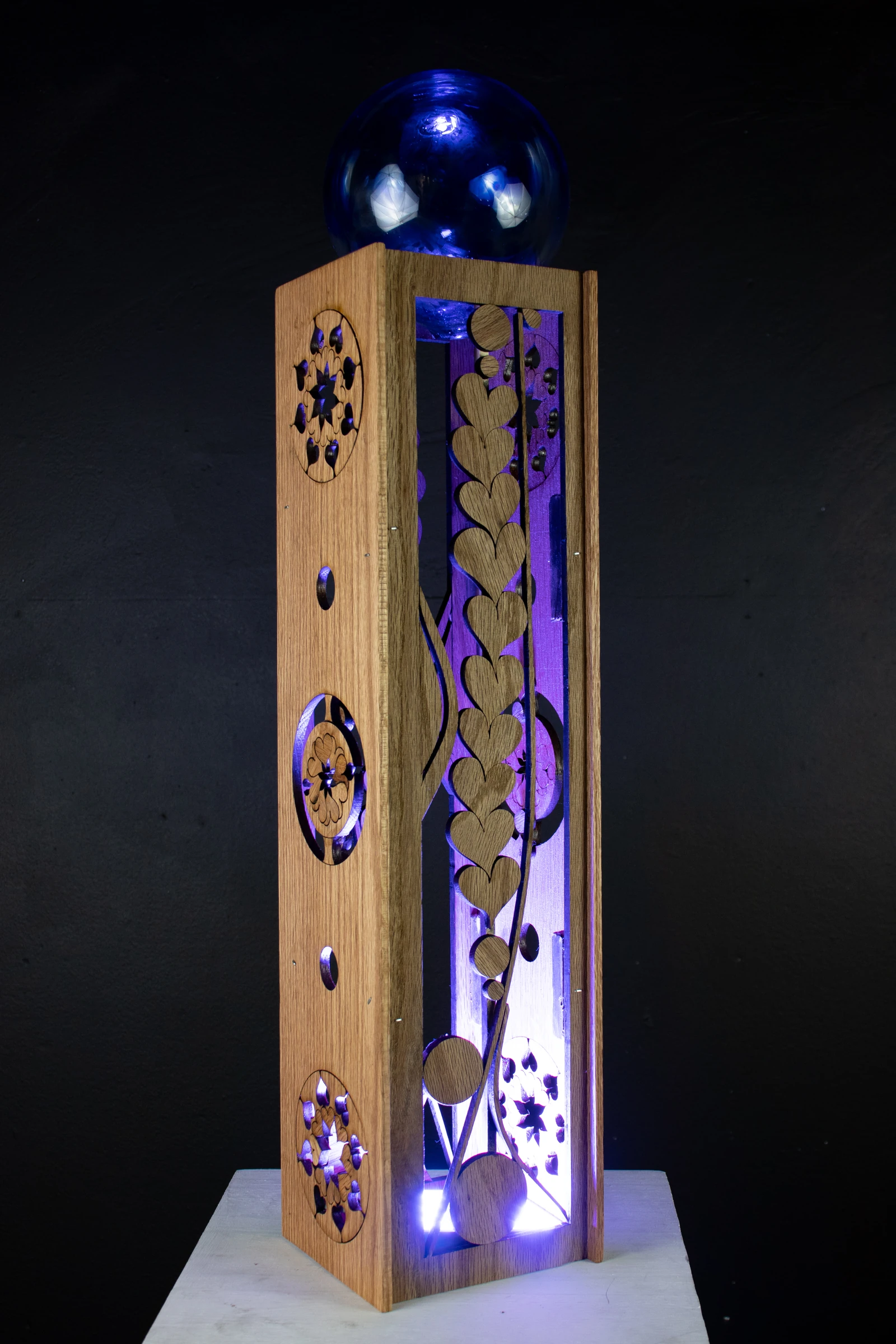 Sacred Geometry Lamp by Caroline Abbey