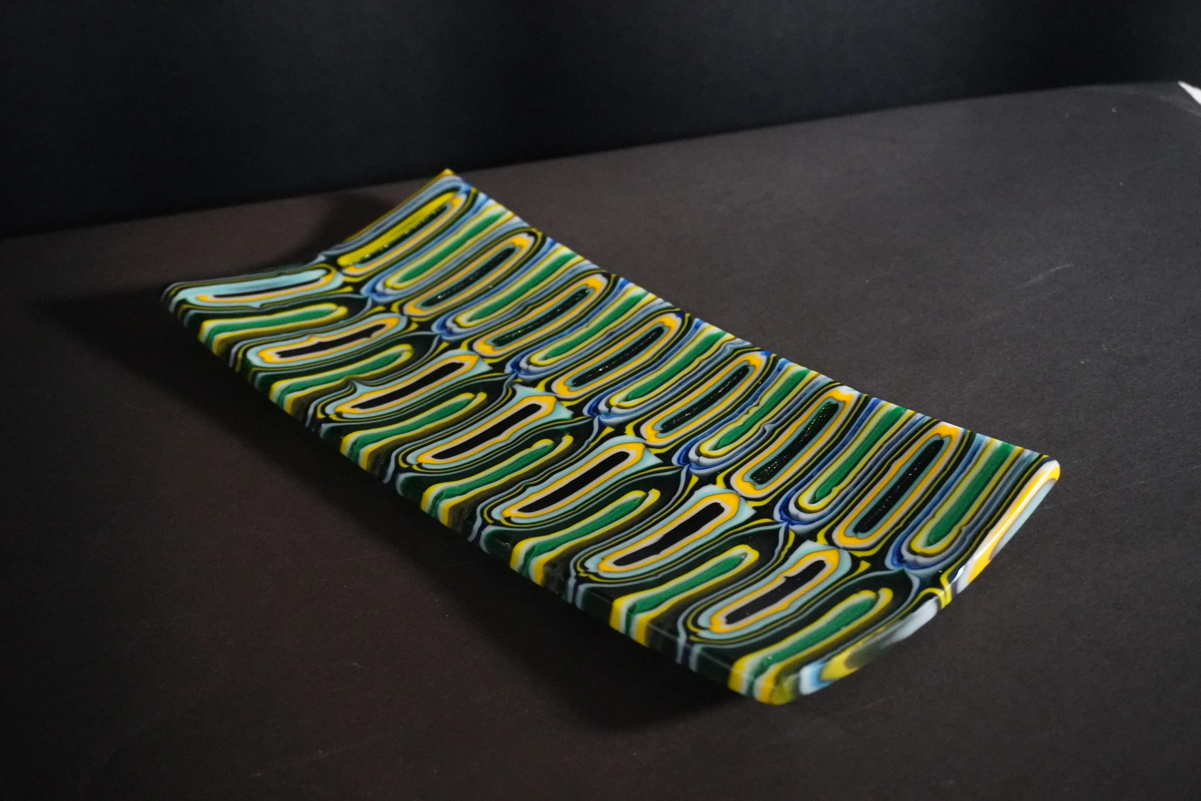 Peacock Tray by Caroline Abbey